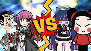 M.U.G.E.N Battles | Byakuren Hijiri/Mr. Bean vs Stocking/Pucca