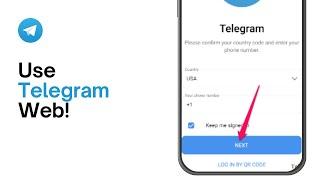 How To Use Telegram Web On Mobile | Login to Telegram Web