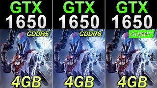 GTX 1650 (GDDR5) Vs. GTX 1650 (GDDR6) Vs. GTX 1650 Super | 1080p Gaming Benchmarks