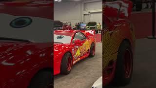 Amazing real life Lightning McQueen car #shorts #earlx