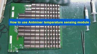 How to use temperature sensing board to repair the temperature failure of the Antminer hash board？