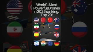 World's Most Powerful Drones in 2025 ranking. Top 20 Drones! #baykar #drones #uav