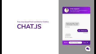 HTML/CSS Popup Chat Window | Speed Code 