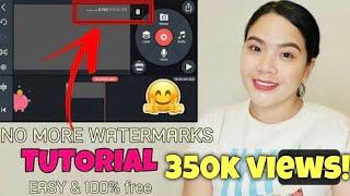 HOW TO REMOVE WATERMARK in KINEMASTER | TUTORIAL for ANDROID Phones | MariaFhey