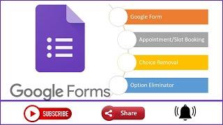 Appointment/Slot Booking Form with Option Eliminator using Google Form