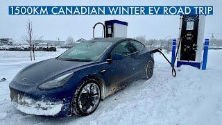 Canadian Winter EV Road Trip In Québec! | Can My EV Handle 1500km Of Brutal Conditions?