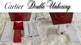 CARTIER DOUBLE UNBOXING | UNBOX WITH ME | SHOPPING VLOG