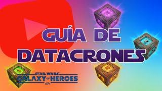 SWGoH - Guía básica de Datacrones!