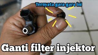 Cara Ganti filter injektor | nyendat2 hilang