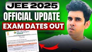 Breaking News: JEE Main 2025 Exam Dates OUT #jee1 #jee2025