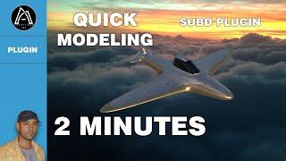 #sketchup Quick modeling SubD #plugins