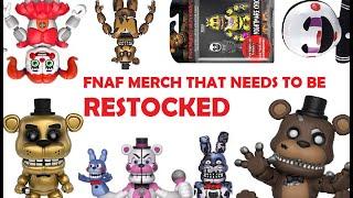 Top 10 FNAF Merch that NEEDS to be RESTOCKED! (ft. Thomanoe) | Funko Toys Merch Plush Action Figure