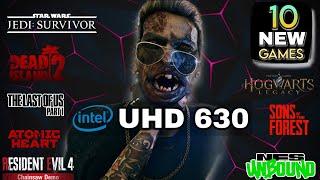 Intel UHD Graphics 630 In 2023 | Test In 10 Latest Games !