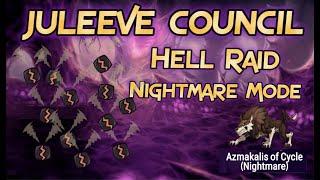 Epic Seven Nightmare Hell Raid 4 of 5 - Juleeve Council - Consistent & stable - standard builds