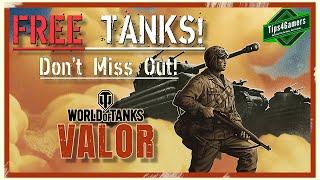 World of Tanks (WoT) Valor Rewards and Gameplay | Free Tanks you do Not Want to Miss Out On!