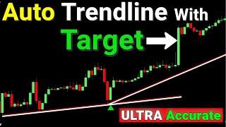 These Ultimate Auto Trendline Breakout with Target Indicator on TradingView