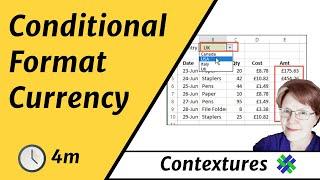Conditional Formatting Currency Symbols in Excel