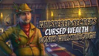 Whispered Secrets 9 Cursed Wealth Walkthrough Bonus Big Fish Games 1080 HD Gamzilla