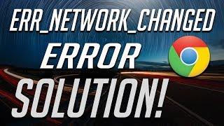 How to Fix ERR_NETWORK_CHANGED in Windows 10/8/7 - [3 Solutions] 2024