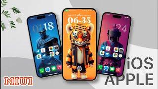 iPhone Theme For Miui 14,13,12| Real iPhone Theme with Fingerprint Animation and Best customization