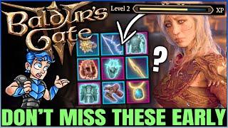 Baldur's Gate 3 - 10 INCREDIBLE Early Magic Items, Weapons & Armor - Best Gear Location Guide!