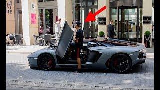 Schalke 04 Spieler Amine Harit - Im Lamborghini Aventador Pirelli Edition!