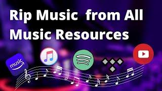 Best Way to Rip Music from All Music Resources - Free Download Streaming Music with AudiCable