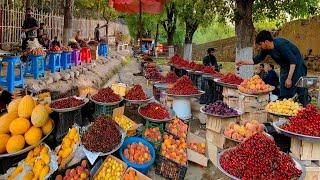 Kabul Paghman میوه های تازه پغمان، توت پغمان، میله در دره قشنگ پغمان، زیبایی ها پغمان وقرغه