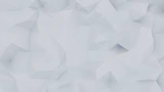 Loop Animation of Abstract Low Poly White Triangles Background | Free HD Version Footage