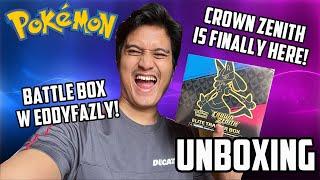 CROWN ZENITH ELITE TRAINER BOX UNBOXING! BATTLE BOX BERSAMA @eddyfazly !