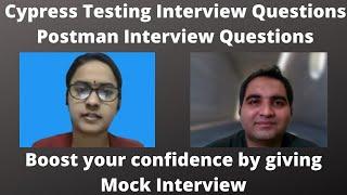Cypress Testing Interview Questions| Postman Interview Questions For Experienced