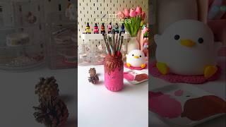 Diy paint brush holder #diyart #diycrafts #acrylicpainting #acrylicart #artshorts #shortsviral #art