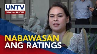Trust at approval ratings ni VP Sara bumaba pero most trusted gov’t official pa rin – survey