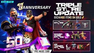 7th Anniversary Store Update| OB45 Magic Cube Store Update | Free Fire New Event | Ff New Event