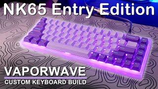 NovelKeys NK65 Entry Edition – Vaporwave Custom Mechanical Keyboard Build