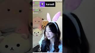 Talking to herself~ | karseli on #Twitch