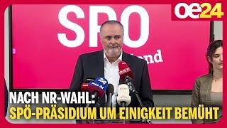 Nach NR-Wahl: SPÖ-Präsidium um Einigkeit bemüht