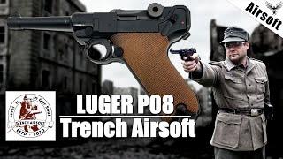  Luger P08 WE - Trench Airsoft Version - Airsoft Replica Presentation [ENG SUB]