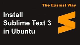 Install Sublime Text in Ubuntu (The Easiest Way) | Ubuntu 20.04