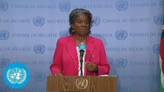 USA on Ethiopia - Security Council Media Stakeout (6 October 2021) | United Nations