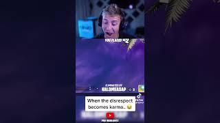 ninja gets instant karma #shorts #fortnite #ninja