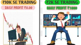 Using ₹2,000 Capital in Intraday Trading , Make ₹1,000 Daily Profit | Trading Big Profit Strategy