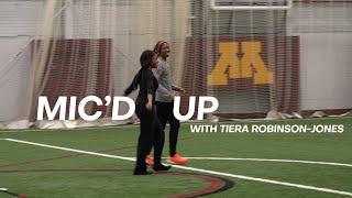 Gopher Track and Field Mic'd Up with Tiera Robinson-Jones