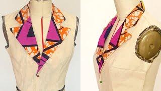 How to Make A Lapel And  Revere Collar Pattern Tutoria| CILLA SI