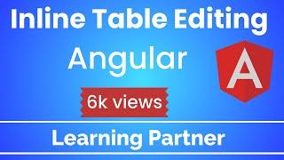 Inline Table Editing in angular  | angular tutorial | angular tutorial for beginners