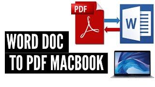 Convert doc to pdf Macbook