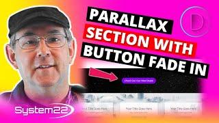 Divi Theme Parallax Section With Button Fade In On Scroll 