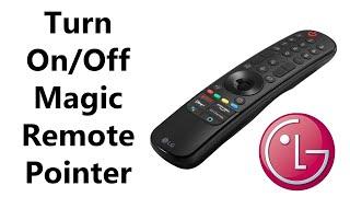How To Turn LG TV Magic Remote Pointer ON or OFF