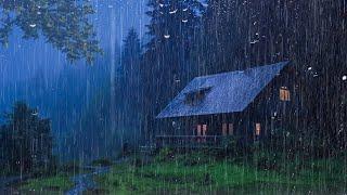 Fall Asleep With The Soothing Sounds Of Rain And Thunder | ASMR, Study, Relax with Rain Sounds