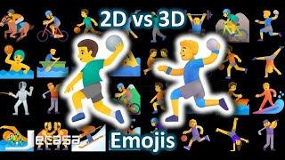 Emoji Meanings, 2D vs 3D Emojis, Part 10 - Sports | Noto vs Fluent Emojis | Learning English